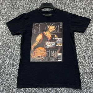 Philadelphia 76Ers Allen Iverson Slam Shirt Men Medium Mitchell Ness Cotton M